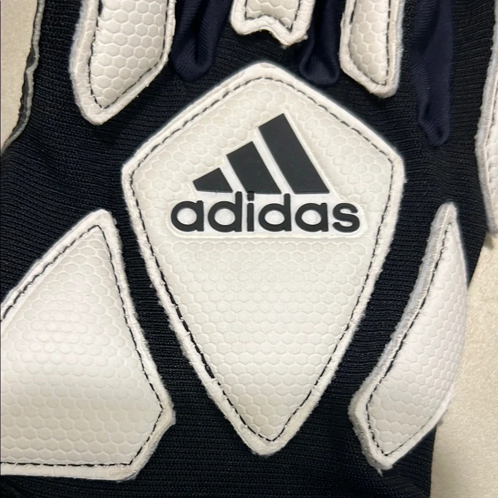 Adidas Black and White Sports Gloves